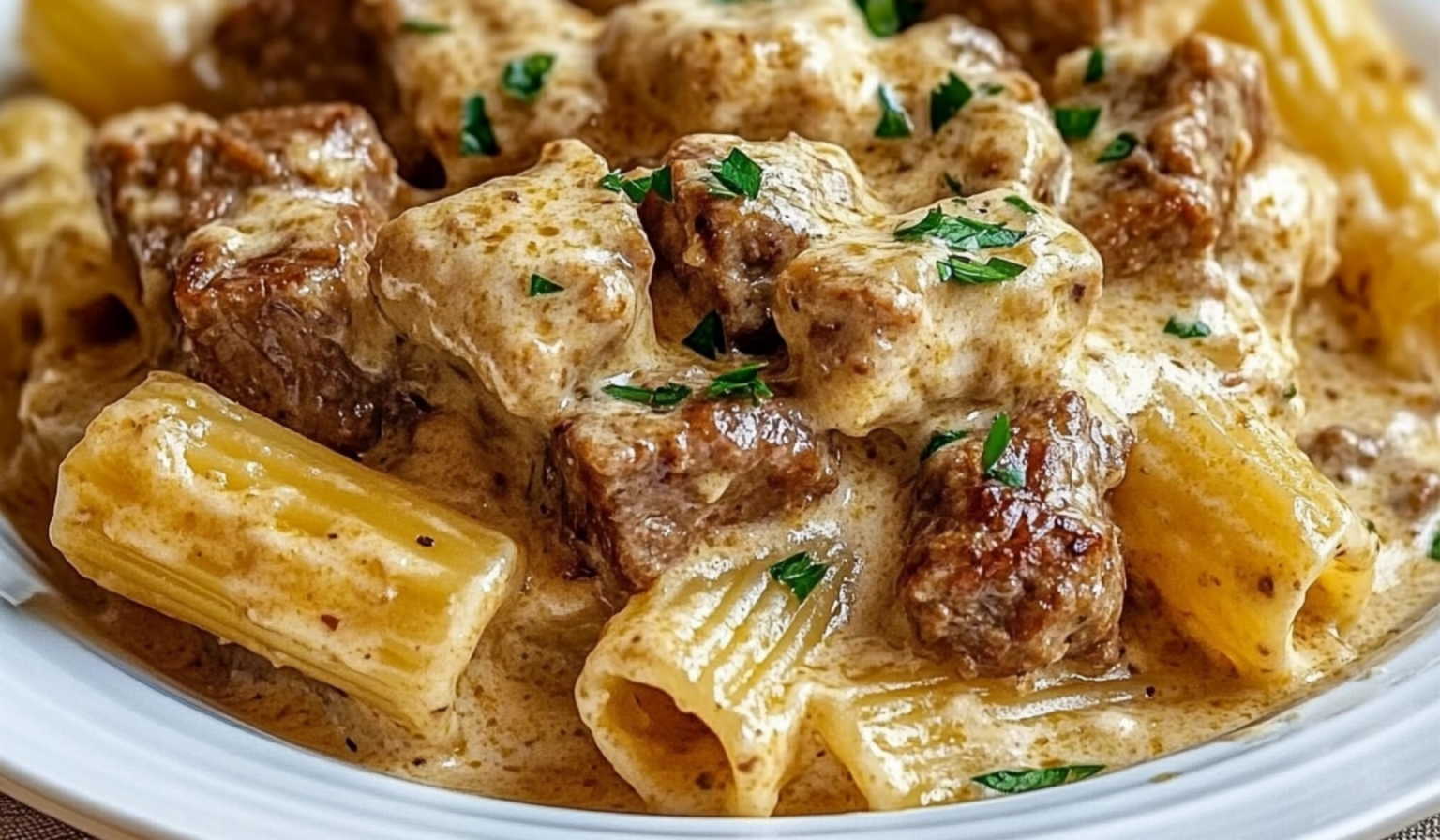 Meat Rigotini Creamy Parmesan Beef Rigatoni - Lidia Recipes