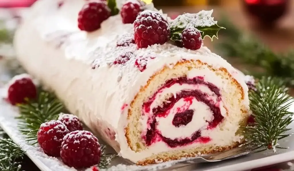 Christmas Raspberry Cake Roll: A Festive Delight for the Holiday Table ...