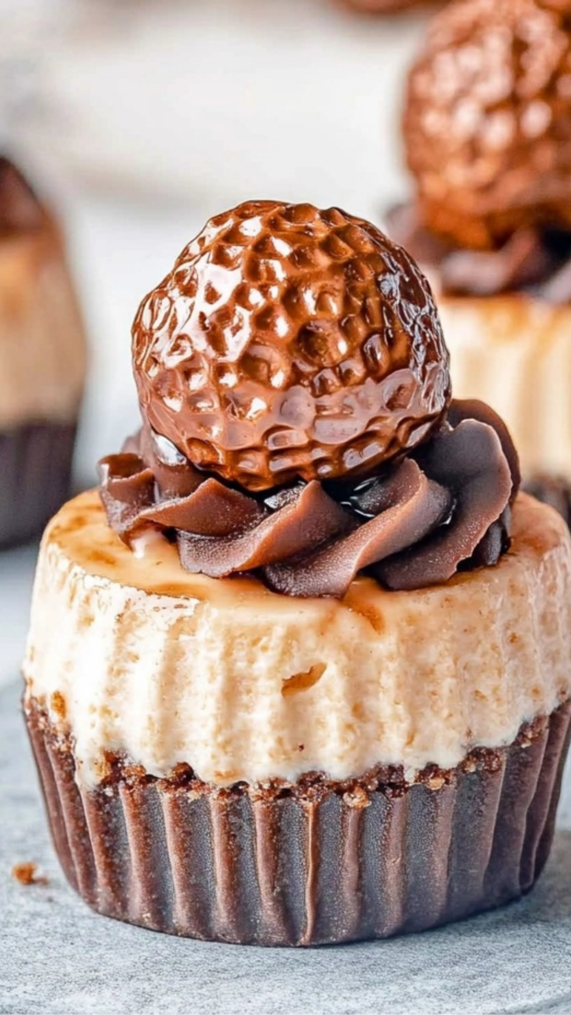 Ferroro Rocher Mini Mini Ferrero Rocher Cheesecakes - Lidia Recipes