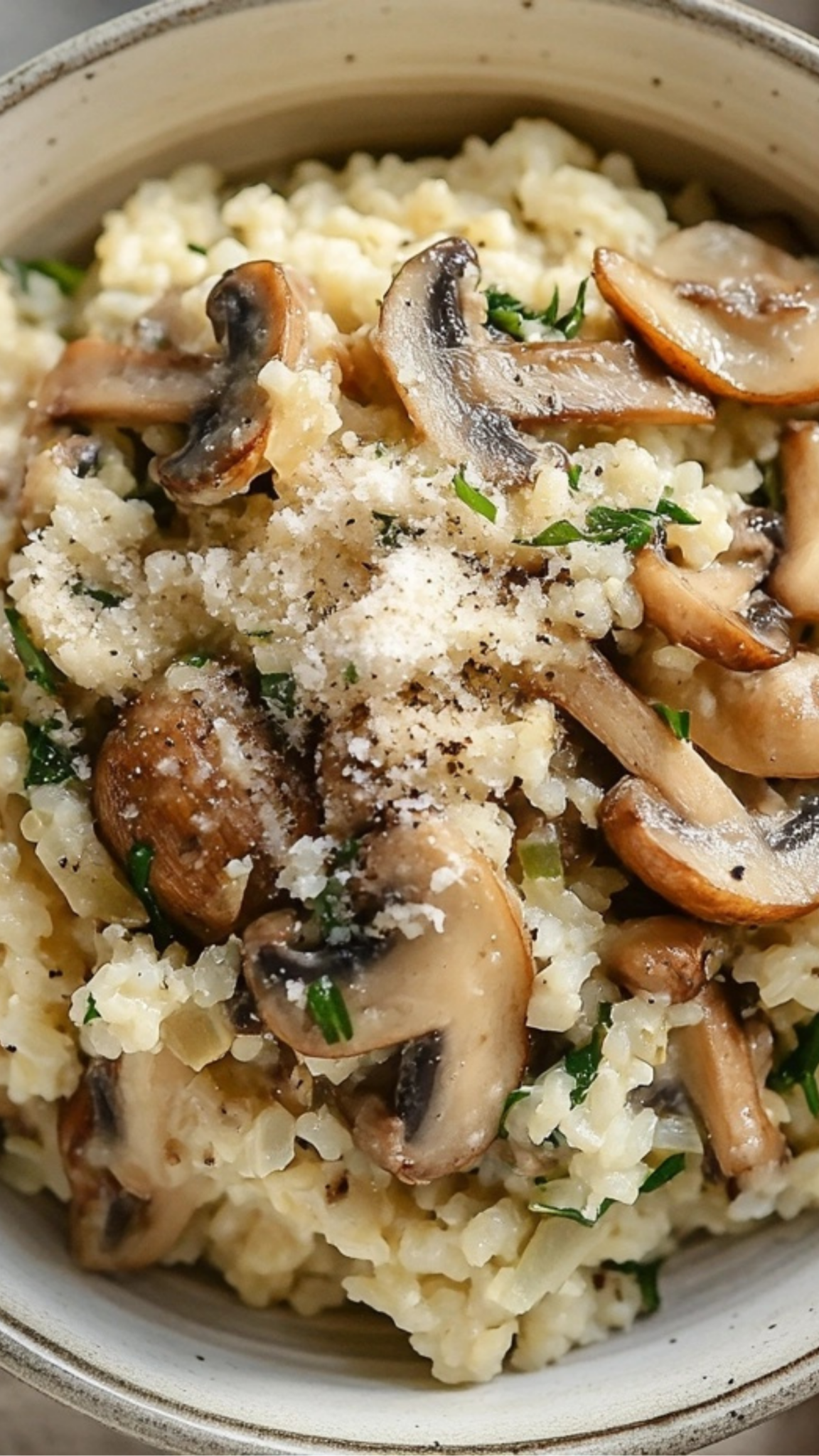 Mushroom Cauliflower Rice Risotto: A Beginner's Ultimate Comfort Dish ...