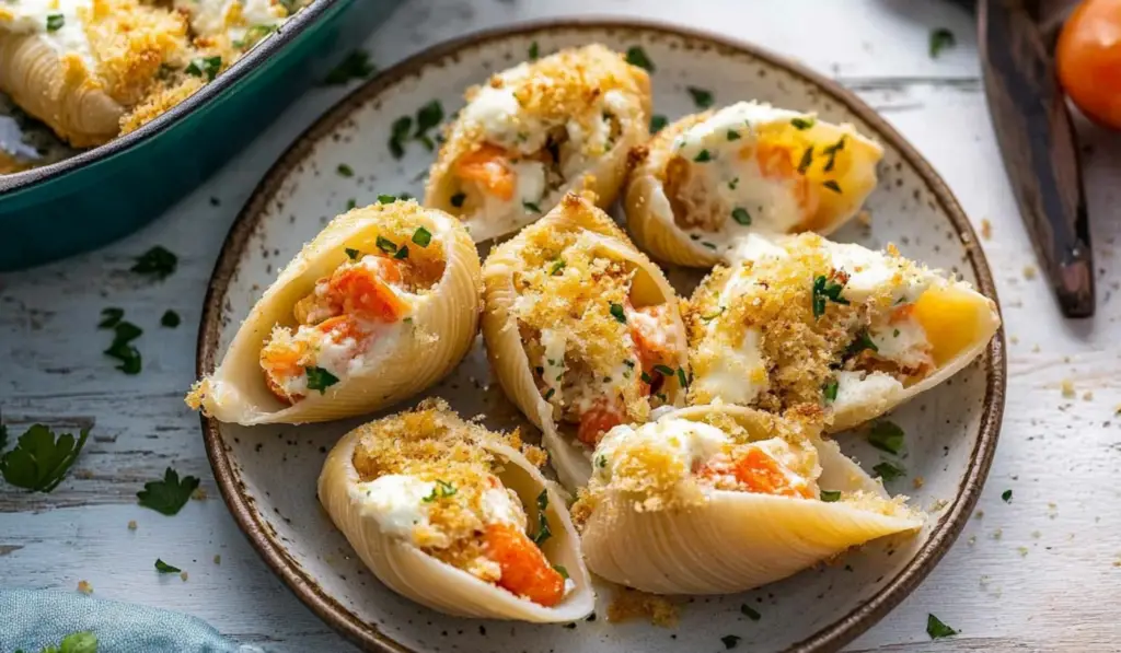 Cooked Assorted Shells Seafood Stuffed Shells: A Beginner's Delight for an Elegant Meal ...