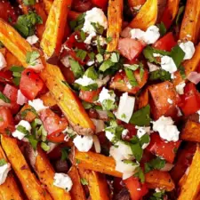 Loaded Mediterranean Sweet Potato Fries: A Flavorful, Beginner-Friendly Recipe