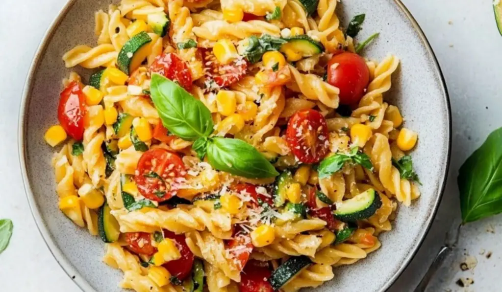 Photo inspiration: Fresh Look at Summer Cavatelli With Corn Tomatoes And Zucchini A Perfect Pasta