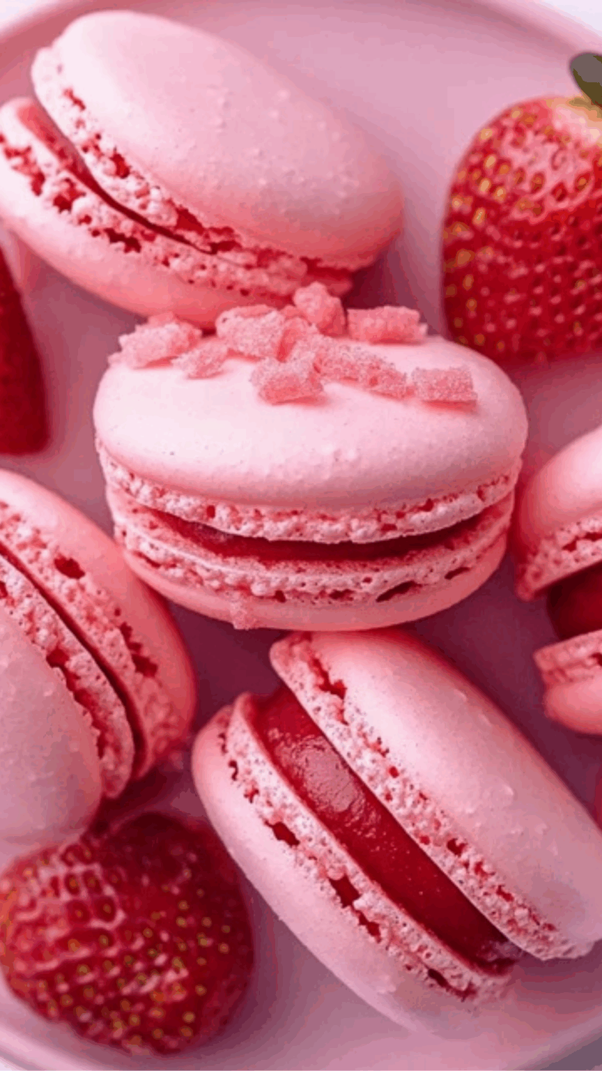 Strawberry Macaron Shells The Ultimate Beginner Friendly Guide Lidia
